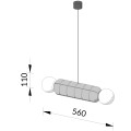 Подвесной светильник Navazi medium horizontal lamp3